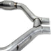 BBK Performance Parts 1465 2015-2017 MUSTANG V6 SHORT MID H PIPE WITH CONVERTERS FOR USE W/ 1642/16420. - Truck Part Superstore