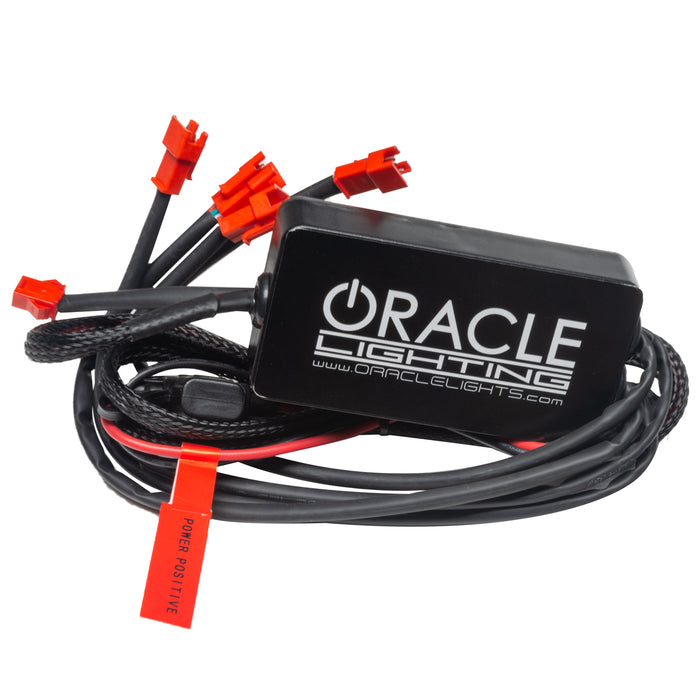 Oracle Lighting 1467-332 2016-2021 Tesla Model X Dynamic ColorSHIFT Headlight & Fog Light DRL Upgrade Kit - Truck Part Superstore