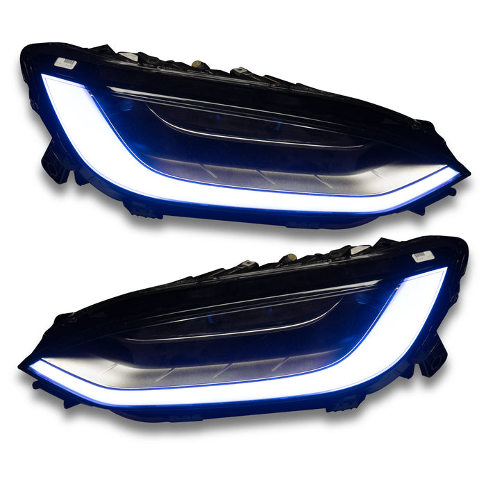 Oracle Lighting 1467-332 2016-2021 Tesla Model X Dynamic ColorSHIFT Headlight & Fog Light DRL Upgrade Kit - Truck Part Superstore