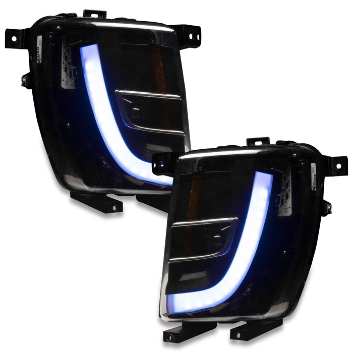 Oracle Lighting 1467-332 2016-2021 Tesla Model X Dynamic ColorSHIFT Headlight & Fog Light DRL Upgrade Kit - Truck Part Superstore
