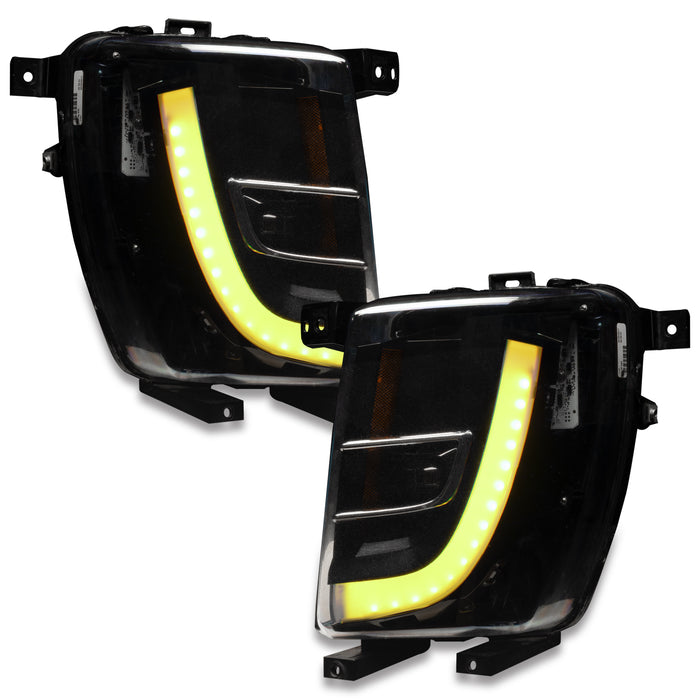 Oracle Lighting 1467-332 2016-2021 Tesla Model X Dynamic ColorSHIFT Headlight & Fog Light DRL Upgrade Kit - Truck Part Superstore