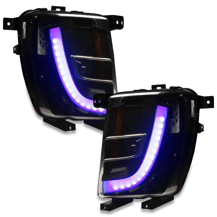 Oracle Lighting 1467-332 2016-2021 Tesla Model X Dynamic ColorSHIFT Headlight & Fog Light DRL Upgrade Kit - Truck Part Superstore