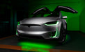 Oracle Lighting 1467-332 2016-2021 Tesla Model X Dynamic ColorSHIFT Headlight & Fog Light DRL Upgrade Kit - Truck Part Superstore