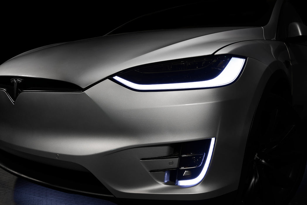 Oracle Lighting 1467-332 2016-2021 Tesla Model X Dynamic ColorSHIFT Headlight & Fog Light DRL Upgrade Kit - Truck Part Superstore