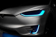 Oracle Lighting 1467-332 2016-2021 Tesla Model X Dynamic ColorSHIFT Headlight & Fog Light DRL Upgrade Kit - Truck Part Superstore