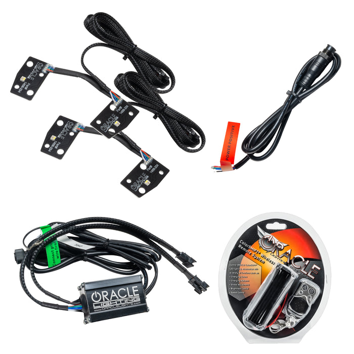 Oracle Lighting 1468-330 2021 Ford Bronco ColorSHIFT RGB+W Headlight Halo Upgrade Kit - Truck Part Superstore