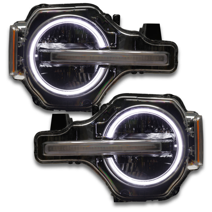Oracle Lighting 1468-330 2021 Ford Bronco ColorSHIFT RGB+W Headlight Halo Upgrade Kit - Truck Part Superstore