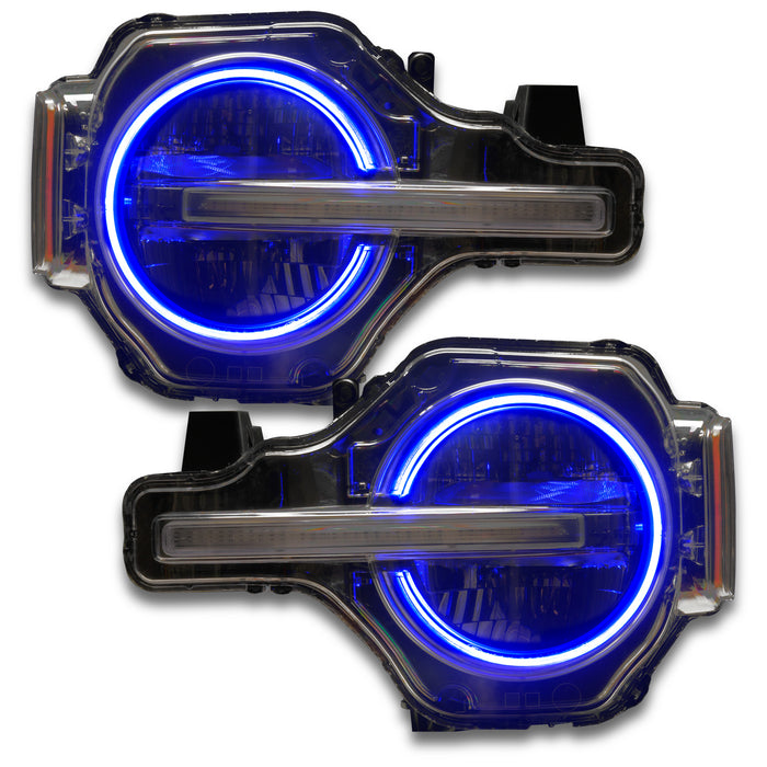 Oracle Lighting 1468-330 2021 Ford Bronco ColorSHIFT RGB+W Headlight Halo Upgrade Kit - Truck Part Superstore