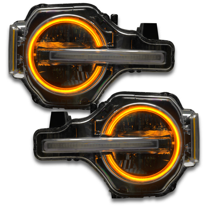 Oracle Lighting 1468-334 2021 Ford Bronco ColorSHIFT RGB+W Headlight Halo Upgrade Kit - Truck Part Superstore