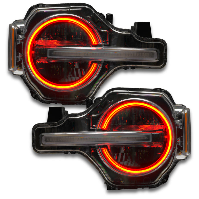 Oracle Lighting 1468-335 2021 Ford Bronco ColorSHIFT RGB+W Headlight Halo Upgrade Kit - Truck Part Superstore