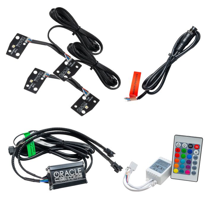 Oracle Lighting 1468-504 2021 Ford Bronco ColorSHIFT RGB+W Headlight Halo Upgrade Kit - Truck Part Superstore