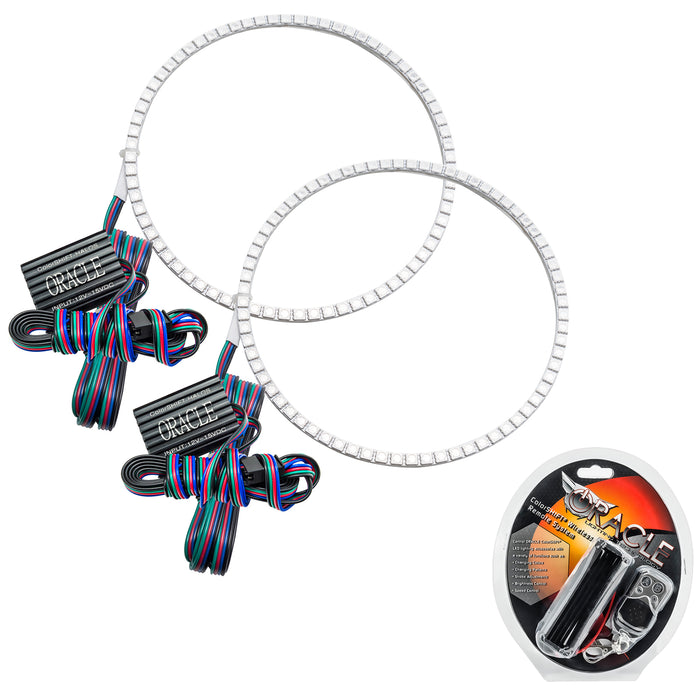 Oracle Lighting 1470-330 ORACLE Lighting 2021-2022 Ford Bronco LED Headlight Halo Kit - Base Headlights - Truck Part Superstore