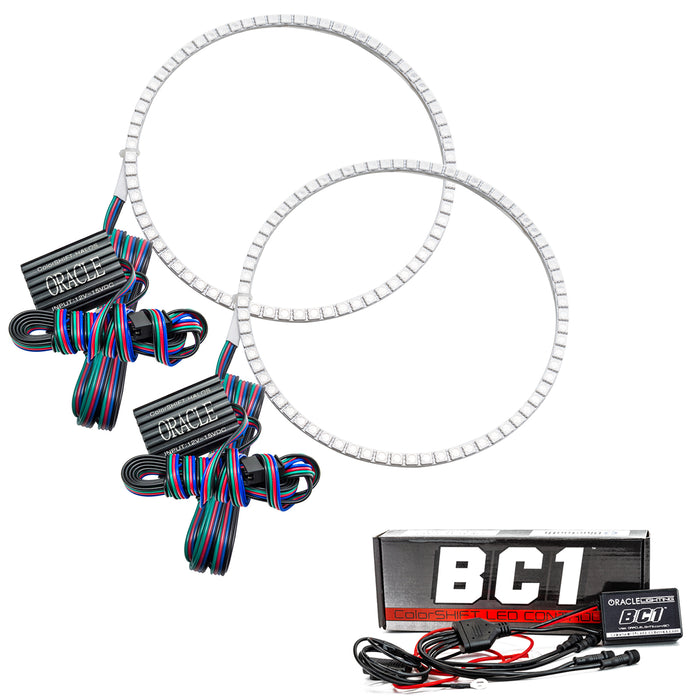 Oracle Lighting 1470-335 ORACLE Lighting 2021-2022 Ford Bronco LED Headlight Halo Kit - Base Headlights - Truck Part Superstore