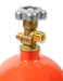 NOS/Nitrous Oxide System 14740NOS Nitrous Bottle; Orange Sniper Finish; 10 lb.; 21 in. x 7 in.; Medical; - Truck Part Superstore
