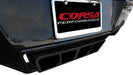 Corsa Performance 14763CBBLK 3.0 Double X-Pipe and 2.75 Inch Valve-Back Dual Rear Exit with Polygon InchTail Light Inch Black PVD Tips Corsa Performance - Truck Part Superstore