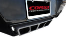 Corsa Performance 14765CB 3.0 Double X-Pipe and 2.75 Inch Valve-Back Dual Rear Exit with Polygon  InchTail Light Inch Polished Tips Corsa Performance - Truck Part Superstore