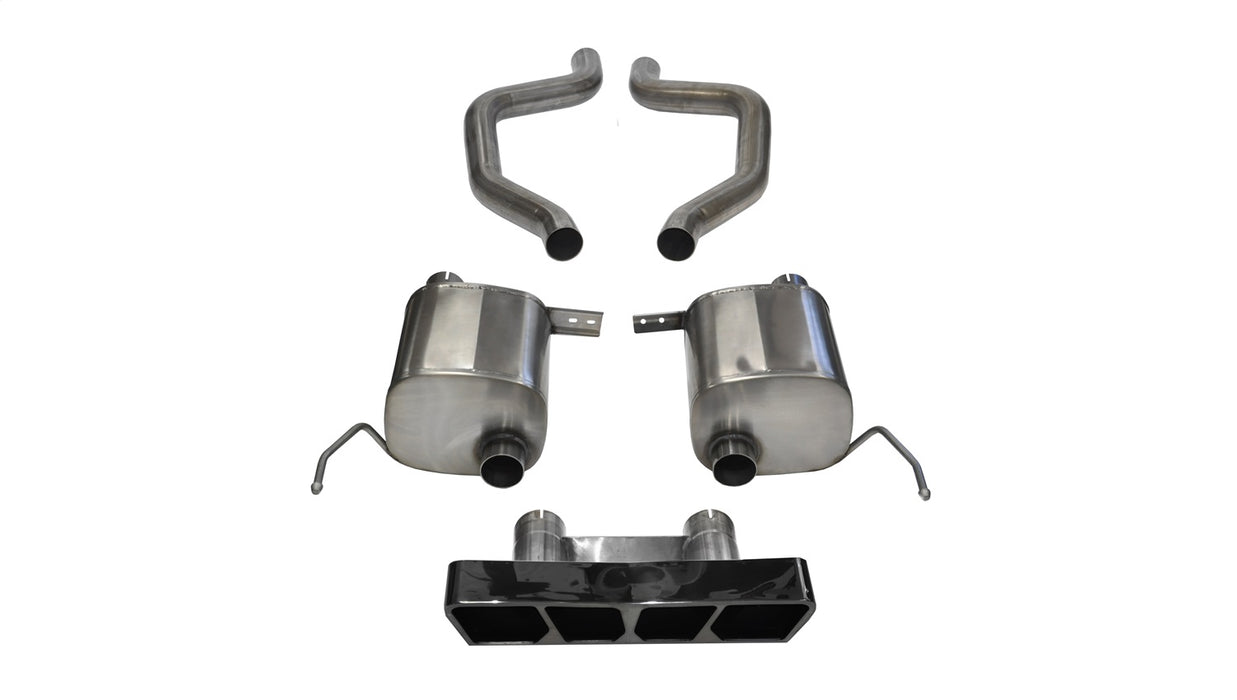Corsa Performance 14767BLK 2.75 Inch Axle-Back Dual Rear Exit with Polygon  InchTail Light Inch Black PVD Pro-Series Tips Corsa Performance - Truck Part Superstore