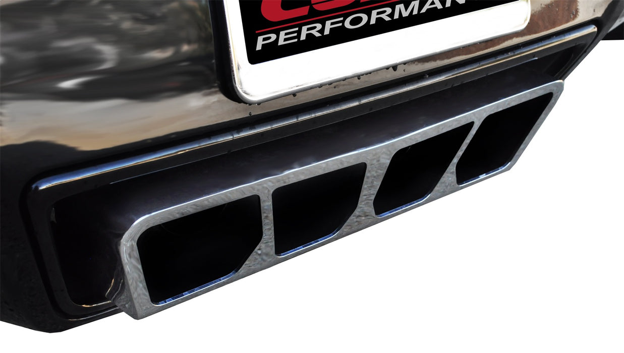 Corsa Performance 14767CB 3.0 Double X-Pipe and 2.75 Inch Axle-Back Dual Rear Exit with Polygon  InchTail Light Inch Polished Tips Corsa Performance - Truck Part Superstore