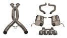 Corsa Performance 14768CB 2.75in. Cat-Back Dual Rear Exit with Quad 4.5in. Polished Pro-Series Tips - Truck Part Superstore