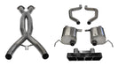 Corsa Performance 14769CBBLK 3.0 Double X-Pipe and 2.75 Inch Axle-Back Dual Rear Exit with Polygon  InchTail Light Inch Black PVD Tips Corsa Performance - Truck Part Superstore