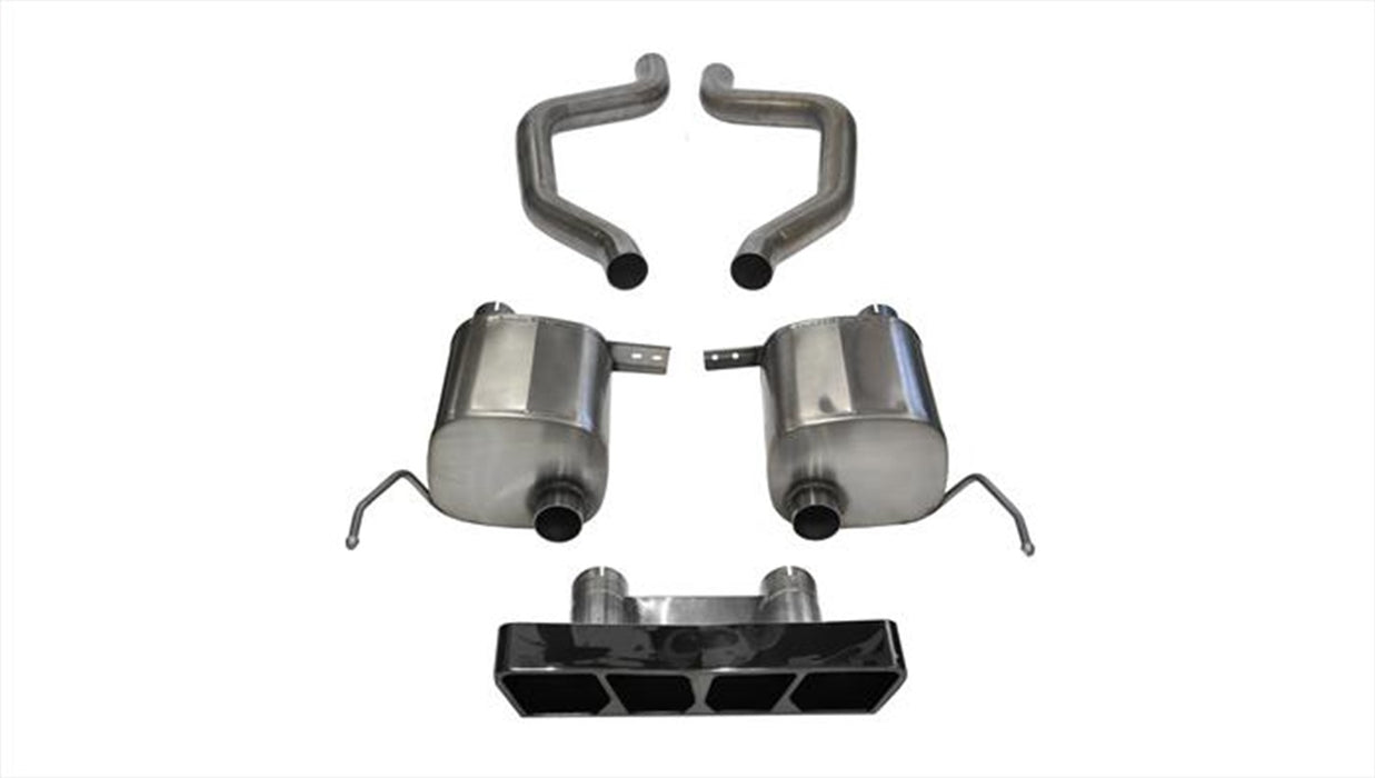 Corsa Performance 14769BLK 2.75 Inch Axle-Back Dual Rear Exit with Polygon  InchTail Light Inch Black PVD Pro-Series Tips Corsa Performance - Truck Part Superstore