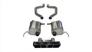 Corsa Performance 14769BLK 2.75 Inch Axle-Back Dual Rear Exit with Polygon  InchTail Light Inch Black PVD Pro-Series Tips Corsa Performance - Truck Part Superstore