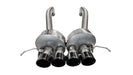 Corsa Performance 14777BLK Corvette 2.75 Inch Axle-Back w Dual Mode NPP Dual Rear Exit with Quad 4.5 inch Black Pro-Series Tips Corsa - Truck Part Superstore
