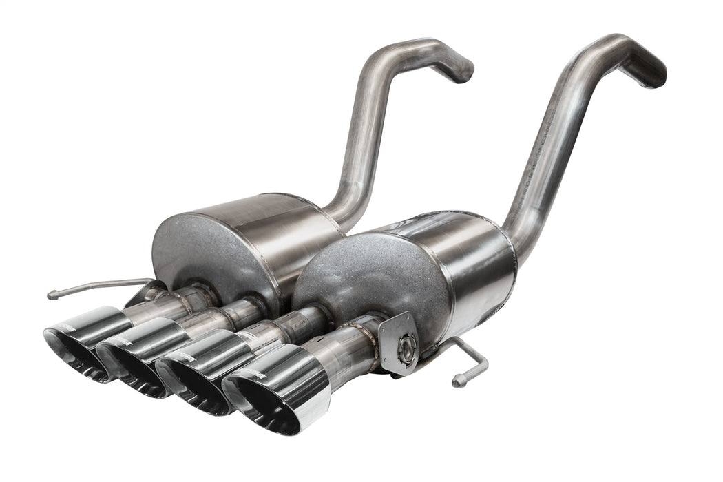 Corsa Performance 14777 Corvette 2.75 Inch Axle-Back w Dual Mode NPP Dual Rear Exit with Quad 4.5 inch Polished Pro-Series Tips Corsa - Truck Part Superstore