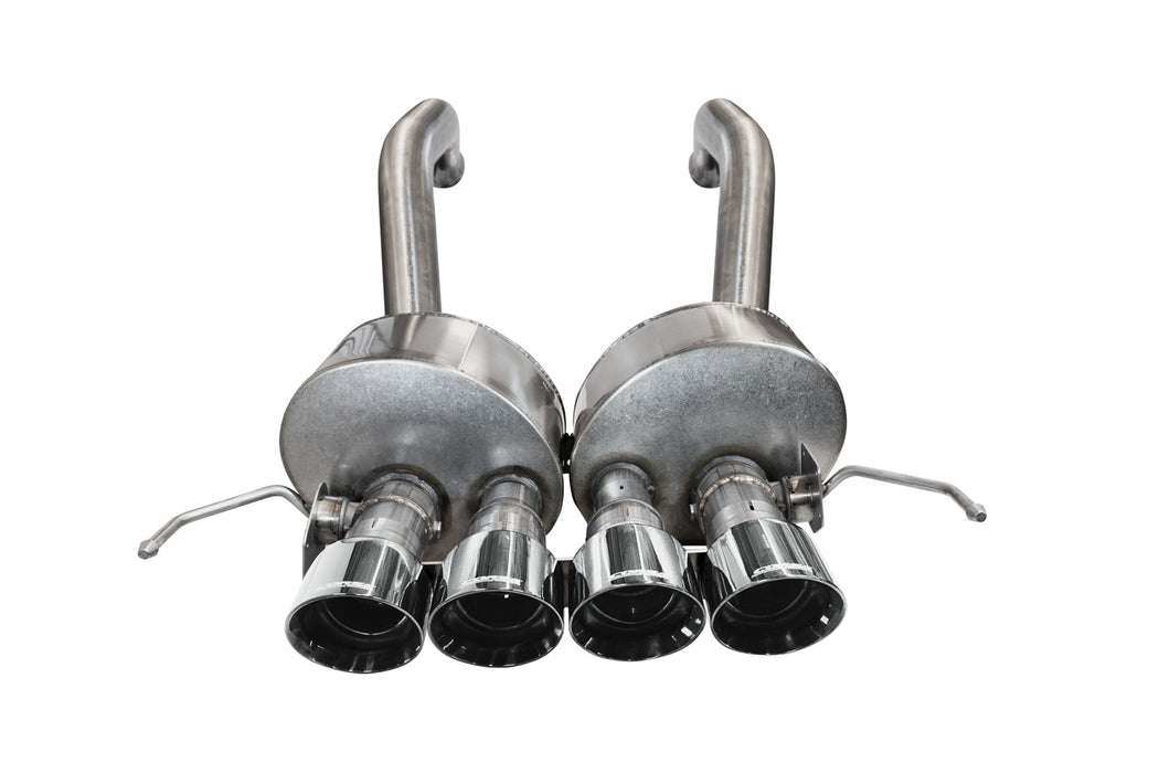 Corsa Performance 14777 Corvette 2.75 Inch Axle-Back w Dual Mode NPP Dual Rear Exit with Quad 4.5 inch Polished Pro-Series Tips Corsa - Truck Part Superstore
