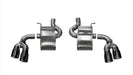 Corsa Performance 14784BLK 2.75 Inch Axle-Back Xtreme Dual Exhaust 4.0 Inch Black Tips 16-19 Camaro SS/17-18 Camaro ZL1 6.2L V8 Stainless Steel Corsa Performance - Truck Part Superstore