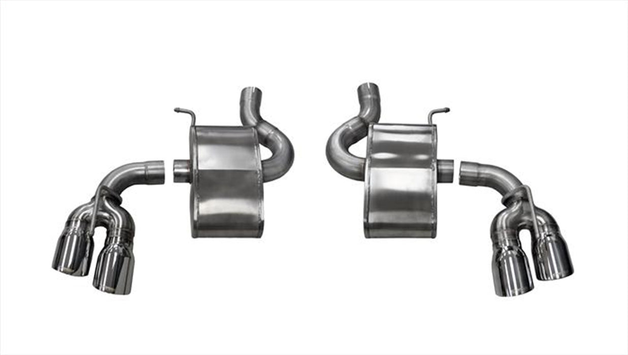 Corsa Performance 14784 2.75 Inch Axle-Back Xtreme Dual Exhaust 4.0 Inch Polished Tips 16-19 Chevy Camaro SS/17-18 Camaro ZL1 6.2L V8 Stainless Steel Corsa Performance - Truck Part Superstore