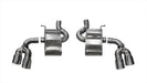 Corsa Performance 14784 2.75 Inch Axle-Back Xtreme Dual Exhaust 4.0 Inch Polished Tips 16-19 Chevy Camaro SS/17-18 Camaro ZL1 6.2L V8 Stainless Steel Corsa Performance - Truck Part Superstore