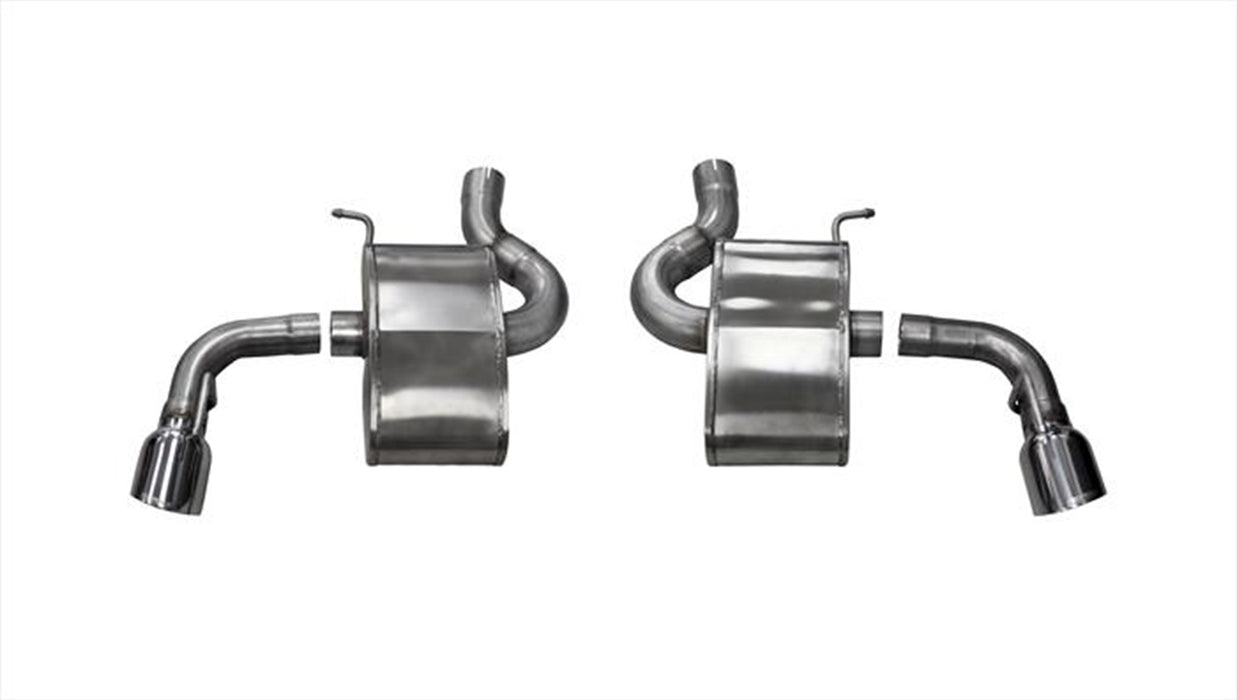 Corsa Performance 14785 2.75 Inch Axle-Back Xtreme Dual Exhaust 4.5 Inch Polished Tips 16-19 Chevy Camaro SS 6.2L V8 Stainless Steel Corsa Performance - Truck Part Superstore