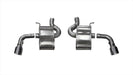 Corsa Performance 14785 2.75 Inch Axle-Back Xtreme Dual Exhaust 4.5 Inch Polished Tips 16-19 Chevy Camaro SS 6.2L V8 Stainless Steel Corsa Performance - Truck Part Superstore