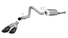 Corsa Performance 14796BLK 3.0 Inch Cat-Back Single Side Exit with Twin 4.0 Inch Black PVD Pro-Series Tips Corsa Performance - Truck Part Superstore