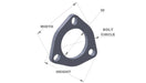Vibrant Performance 1483 3-Bolt Stainless Steel Flange - Truck Part Superstore