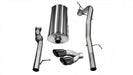 Corsa Performance 14883BLK 3.0 Inch Cat-Back Single Side Exit with Twin 4.0 Inch Black PVD Pro-Series Tips Corsa Performance - Truck Part Superstore