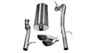 Corsa Performance 14884BLK 3.0 Inch Cat-Back Single Rear Exit with Twin 4.0 Inch Black PVD Pro-Series Tips Corsa Performance - Truck Part Superstore