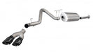 Corsa Performance 14890BLK 3.0 Inch Cat-Back Single Side Exit with Twin 4.0 Inch Black PVD Pro-Series Tips Corsa Performance - Truck Part Superstore
