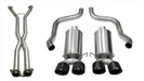 Corsa Performance 14959CBBLK 2.5 Inch Cat-Back Dual Rear Exit with Twin 4.0 Inch Black PVD Pro-Series Tips Corsa Performance - Truck Part Superstore