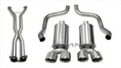 Corsa Performance 14960CB4 2.5 Inch Cat-Back Dual Rear Exit with Twin 4.0 Inch Polished Pro-Series Tips Corsa Performance - Truck Part Superstore