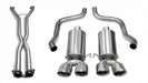 Corsa Performance 14960CB6 2.5 Inch Cat-Back Dual Rear Exit with Twin 4.0 Inch Polished Pro-Series Tips Corsa Performance - Truck Part Superstore