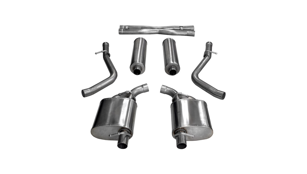 Corsa Performance 14972 2.5 Inch Cat-Back Sport Dual Rear Exit Exhaust 15-17 Chrysler 300 R/T/15-16 Dodge Charger R/T (Not Daytona) 5.7L V8 Stainless Steel Corsa Performance - Truck Part Superstore
