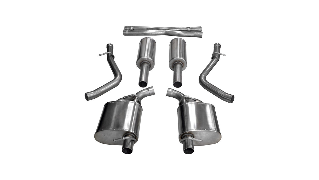 Corsa Performance 14973 2.5 Inch Cat-Back Xtreme Dual Rear Exit Exhaust 15-17 Chrysler 300 R/T/15-16 Dodge Charger R/T (Not Daytona) 5.7L V8 Stainless Steel Corsa Performance - Truck Part Superstore