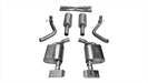 Corsa Performance 14975 2.5 Inch Cat-Back Xtreme Dual Rear Exit Exhaust GTX2 Polished Tips 15-16 Dodge Challenger R/T 5.7L V8 Stainless Steel Corsa Performance - Truck Part Superstore