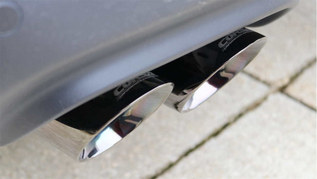 Corsa Performance 14985 2.5 Inch Cat-Back Xtreme Dual Rear Exit Exhaust 3.5 Inch Polished Tips 15-16 Dodge Challenger R/T 5.7L V8 Stainless Steel Corsa Performance - Truck Part Superstore
