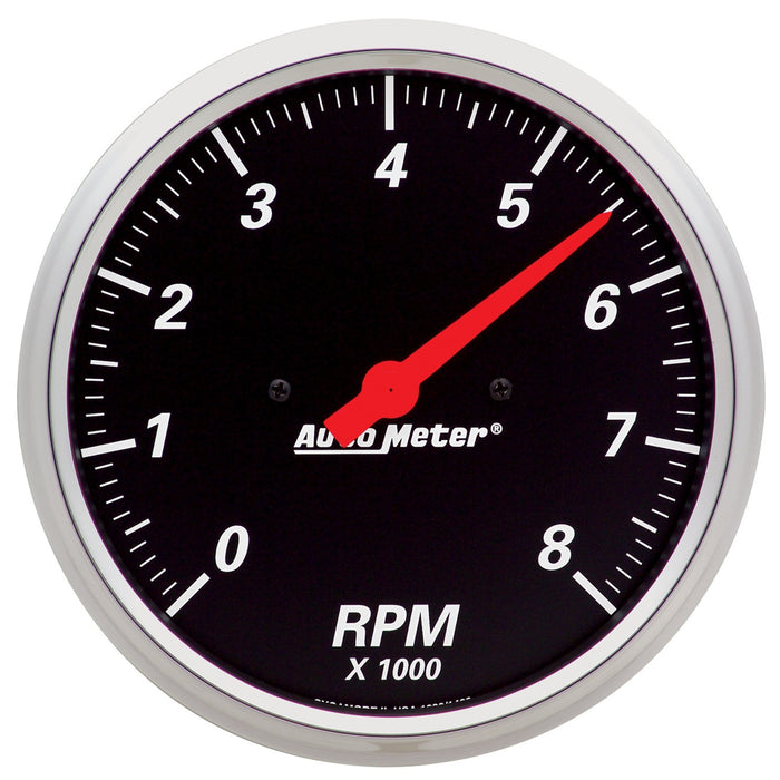 AutoMeter 1499 GAUGE; TACHOMETER; 5in.; 8K RPM; IN-DASH; DESIGNER BLACK - Truck Part Superstore
