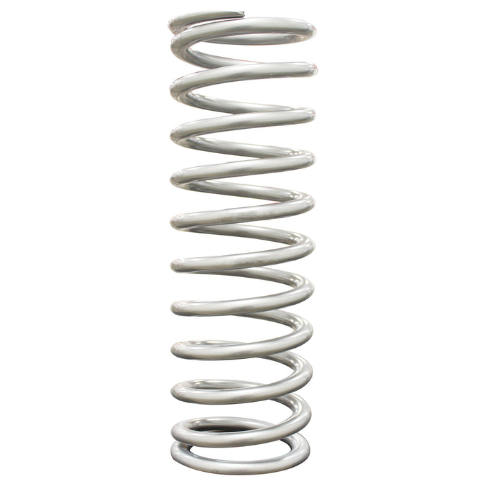 QA1 14HT200 Spring, Cr-Si High Travel 2-1/2" Id 14" X 200 Lbs/In. Silver Pwdr Coat - Truck Part Superstore