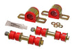 Energy Suspension 14.5101R Sway Bar Bushing Set; Red; Front; Bar Dia. 1 1/8 in.; Performance Polyurethane; - Truck Part Superstore