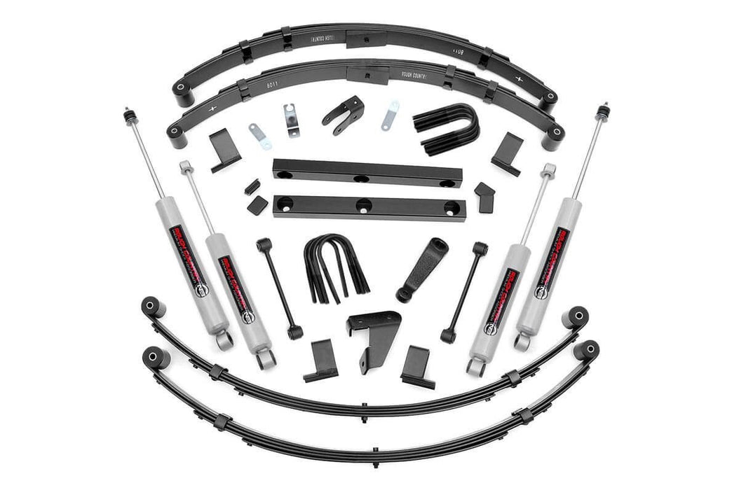 Rough Country 620MN2 4 Inch Jeep Suspension Lift Kit Manual Steering 87-95 4WD Jeep Wrangler YJ Rough Country - Truck Part Superstore
